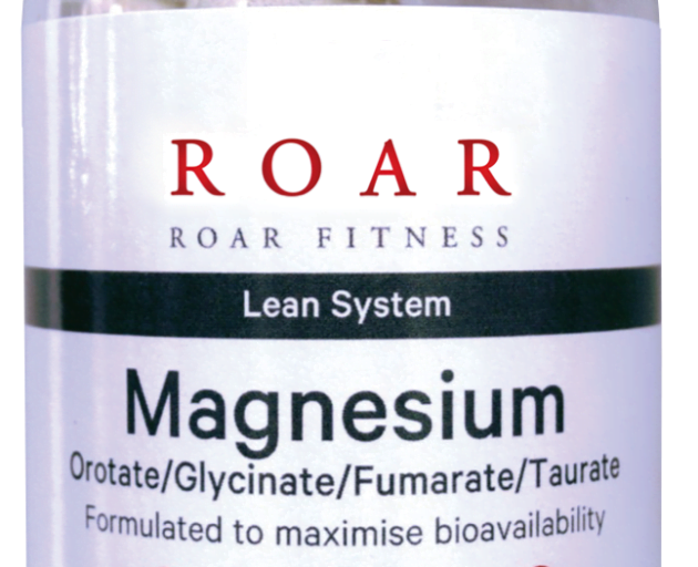 Roar Fitness Lean System Magnesium supplement bottle