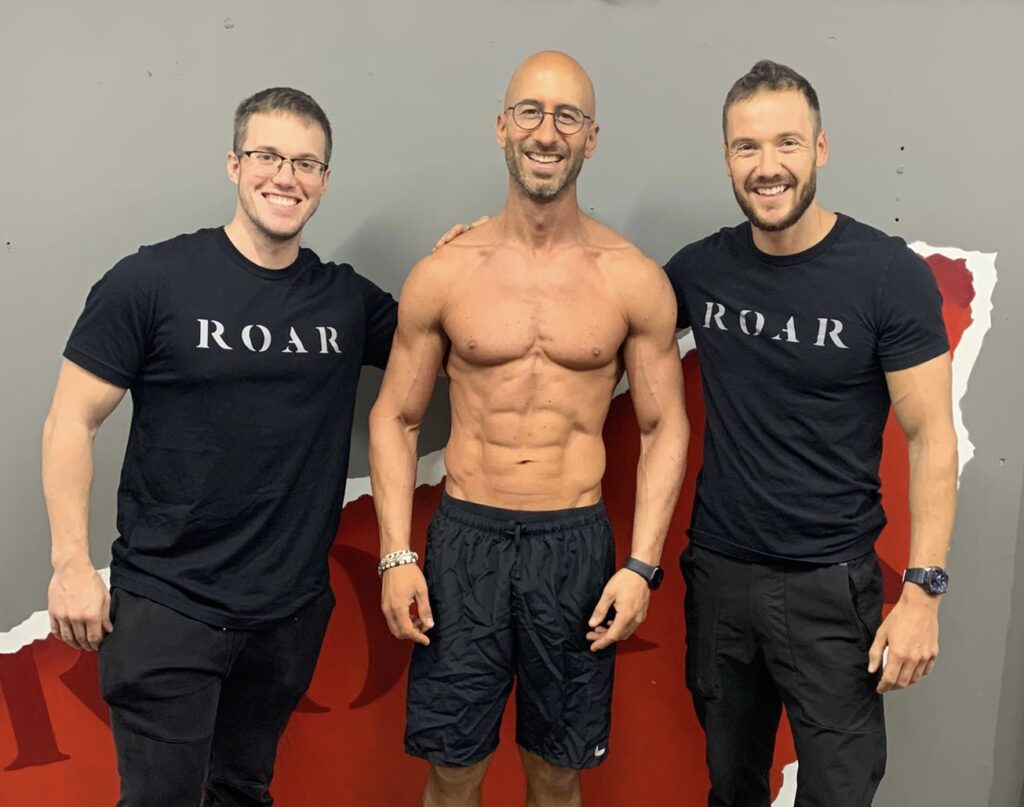 roar, fat loss personal trainer, men body fitness