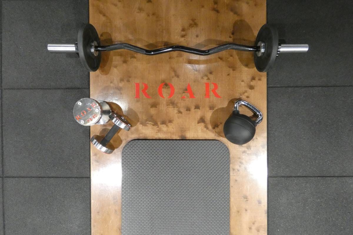 Dumbbell weights for strength training at Roar Fitness London